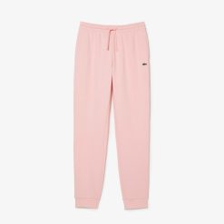 Pantalons & Shorts | LACOSTE Pantalon De Survetement Jogger Femme Lacoste En Molleton