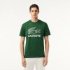 T-Shirts | LACOSTE T-Shirt Imprime Signature En Jersey De Coton