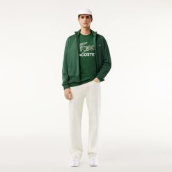 T-Shirts | LACOSTE T-Shirt Imprime Signature En Jersey De Coton