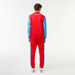 Vetements De Sport | LACOSTE Ensemble De Survetement Homme Lacoste Tennis Col Banane