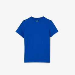 Vetements Fille | LACOSTE T-Shirt Avec Imprime Signature En Coton