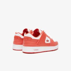 Sneakers | LACOSTE Sneakers Court Cage Femme Lacoste En Cuir