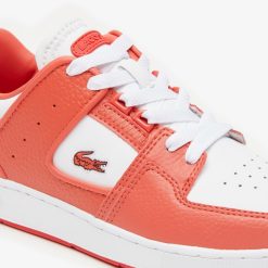 Sneakers | LACOSTE Sneakers Court Cage Femme Lacoste En Cuir