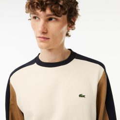 Sweatshirts | LACOSTE Sweatshirt Jogger Color-Block En Molleton Gratte