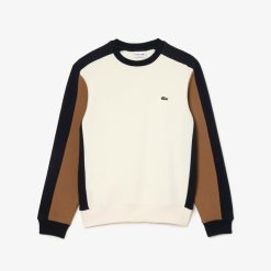 Sweatshirts | LACOSTE Sweatshirt Jogger Color-Block En Molleton Gratte