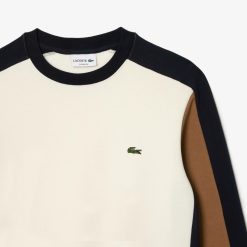 Sweatshirts | LACOSTE Sweatshirt Jogger Color-Block En Molleton Gratte