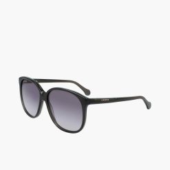 Lunettes De Soleil | LACOSTE Lunettes De Soleil Rectangulaires Oversize Look En Acetate