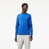 Pullovers | LACOSTE Pull A Col Rond En Coton Uni