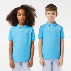 Vetements Fille | LACOSTE Polo Enfant Lacoste Regular Fit En Petit Pique Uni