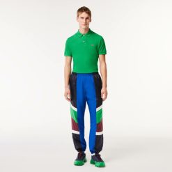 Pantalons & Shorts | LACOSTE Pantalon De Survetement Sportsuit Color-Block Mix Matieres