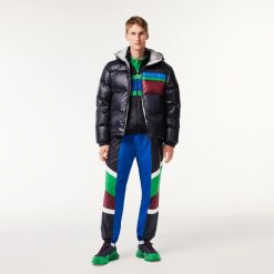 Pantalons & Shorts | LACOSTE Pantalon De Survetement Sportsuit Color-Block Mix Matieres