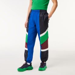 Pantalons & Shorts | LACOSTE Pantalon De Survetement Sportsuit Color-Block Mix Matieres