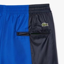 Pantalons & Shorts | LACOSTE Pantalon De Survetement Sportsuit Color-Block Mix Matieres