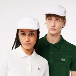 Chapeaux & Casquettes | LACOSTE Casquette Girolle Unie Unie Lacoste En Pique De Coton Biologique