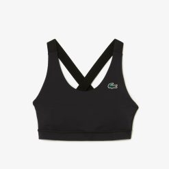 Brassieres & Leggings | LACOSTE Brassiere Sport Avec Dos Croise Contraste