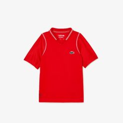 Vetements Garcon | LACOSTE Polo Garcon Lacoste Tennis X Daniil Medvedev Ultra-Dry