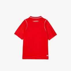 Vetements Garcon | LACOSTE Polo Garcon Lacoste Tennis X Daniil Medvedev Ultra-Dry