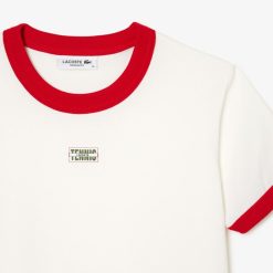 T-Shirts | LACOSTE T-Shirt Slim Fit En Coton Badge Tennis