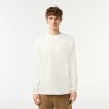 T-Shirts | LACOSTE T-Shirt Manches Longues Loose Fit En Coton Epais