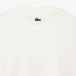 T-Shirts | LACOSTE T-Shirt Manches Longues Loose Fit En Coton Epais