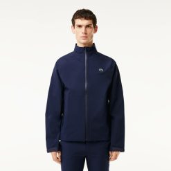 Vetements De Sport | LACOSTE Coupe-Vent Impermeable Zippe Homme Lacoste Golf