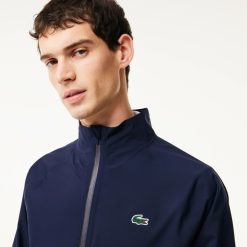 Vetements De Sport | LACOSTE Coupe-Vent Impermeable Zippe Homme Lacoste Golf