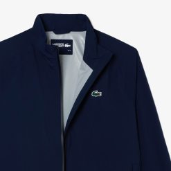 Vetements De Sport | LACOSTE Coupe-Vent Impermeable Zippe Homme Lacoste Golf