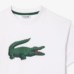 Vetements Fille | LACOSTE T-Shirt Avec Imprime Graphique En Coton