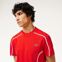 Vetements De Sport | LACOSTE T-Shirt Tennis En Pique Ultra-Dry