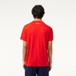 Vetements De Sport | LACOSTE T-Shirt Tennis En Pique Ultra-Dry