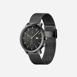 Montres | LACOSTE Montre Homme Replay En Acier Noir Lacoste