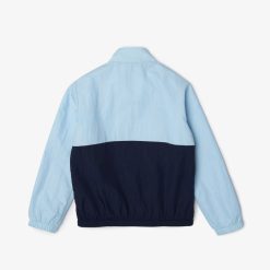 Vetements Fille | LACOSTE Blouson Enfant Lacoste Color-Block Avec Col Montant