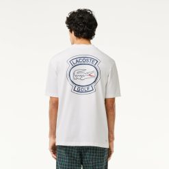 Vetements De Sport | LACOSTE T-Shirt Golf Ultra-Dry Avec Imprime