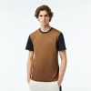 T-Shirts | LACOSTE T-Shirt Color-Block Regular Fit En Jersey