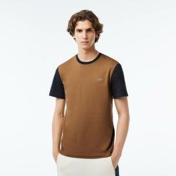 T-Shirts | LACOSTE T-Shirt Color-Block Regular Fit En Jersey