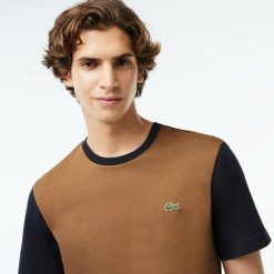 T-Shirts | LACOSTE T-Shirt Color-Block Regular Fit En Jersey