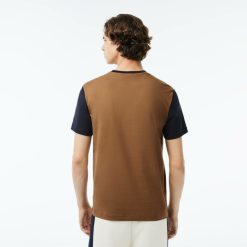 T-Shirts | LACOSTE T-Shirt Color-Block Regular Fit En Jersey