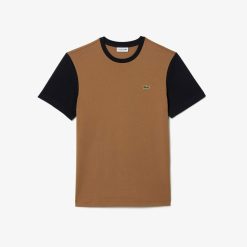 T-Shirts | LACOSTE T-Shirt Color-Block Regular Fit En Jersey