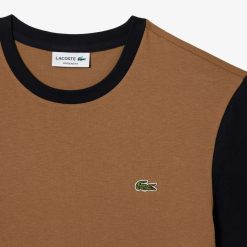 T-Shirts | LACOSTE T-Shirt Color-Block Regular Fit En Jersey