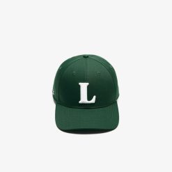 Chapeaux & Casquettes | LACOSTE Casquette De Baseball En Twill De Coton Brode 3D