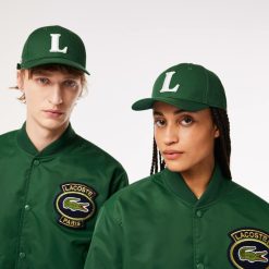 Chapeaux & Casquettes | LACOSTE Casquette De Baseball En Twill De Coton Brode 3D