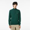 Pullovers | LACOSTE Pull Zippe A Col Montant En Coton Biologique Uni