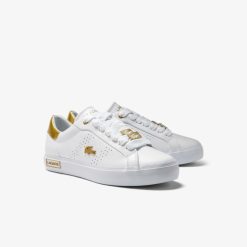 Sneakers | LACOSTE Sneakers Powercourt 2.0 Femme Lacoste En Cuir