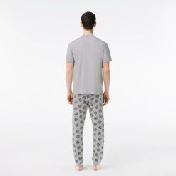 Sous-Vetements & Vetements D'Interieur | LACOSTE Ensemble De Pyjama En Jersey Stretch