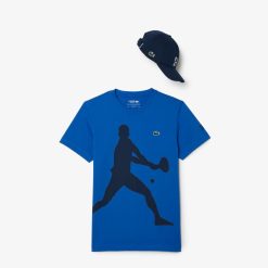 Vetements De Sport | LACOSTE Pack T-Shirt Et Casquette Lacoste Tennis X Novak Djokovic