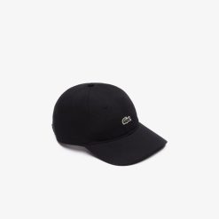 Chapeaux & Casquettes | LACOSTE Casquette Unie Unie Lacoste En Twill De Coton Biologique