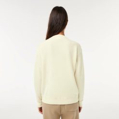 Pullovers | LACOSTE Pull Femme Lacoste Col Rond En Laine