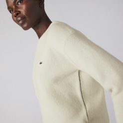 Pullovers | LACOSTE Pull Femme Lacoste Col Rond En Laine