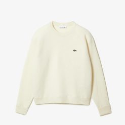 Pullovers | LACOSTE Pull Femme Lacoste Col Rond En Laine