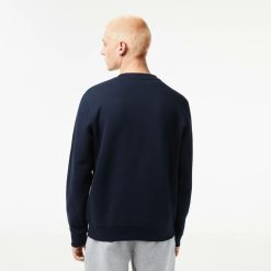 Sweatshirts | LACOSTE Sweatshirt Jogger Homme Classic Fit Avec Bandes Siglees En Molleton